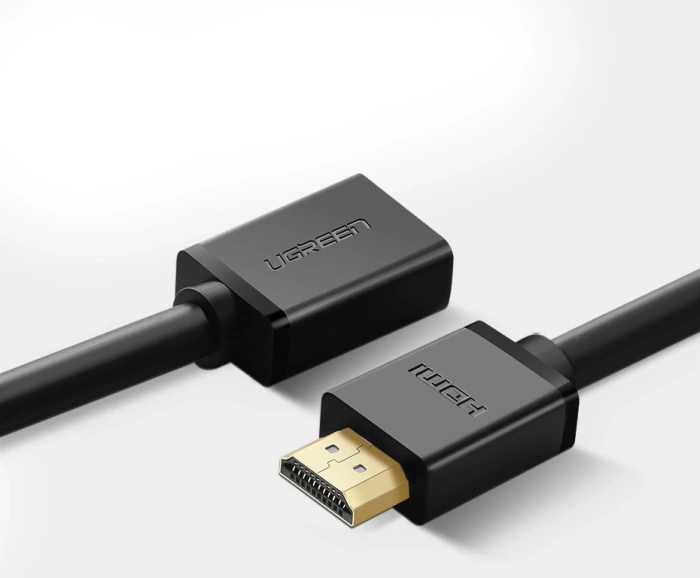 Ugreen HD107 10142 HDMI (male) - HDMI (female) 4K Cable 2m - Black