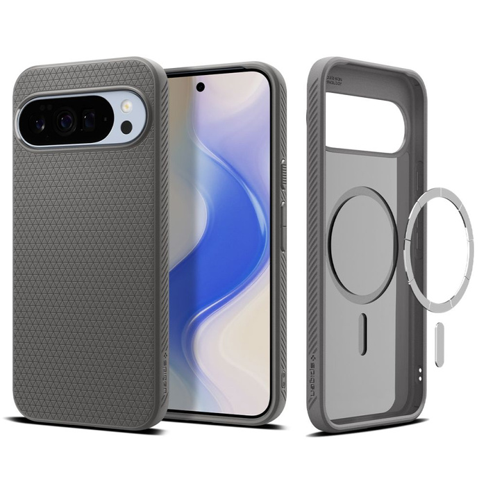 Spigen Liquid Air Mag MagSafe GOOGLE PIXEL 10 PRO XL GRIS MÁRMOL