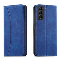 Magnet Fancy Case Case pro Samsung Galaxy S22 + (S22 Plus) Pouch Pouzdro na peněženku modré