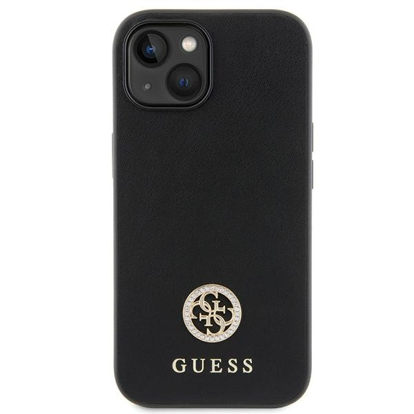 Coque Guess GUHCP15MPS4DGPK iPhone 15 Plus 6.7" noir/noircase Strass Metal Logo Case