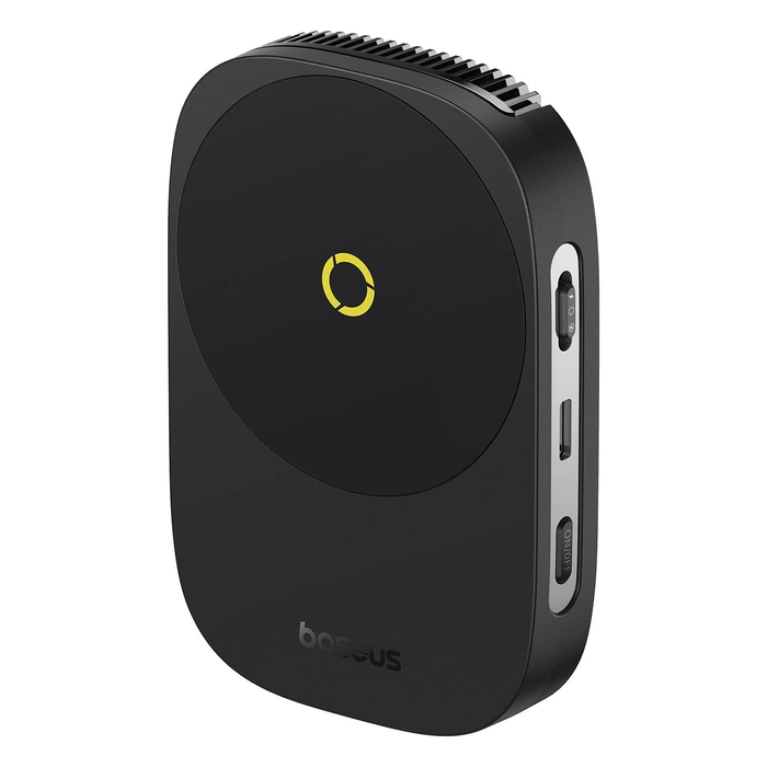 Baseus MagPro II Smartphone-Lüfter mit 15 W induktiver Aufladung und Ständer – Schwarz