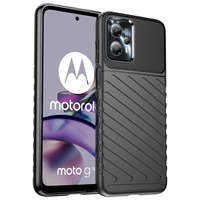 Pouzdro Thunder Case pro Motorola Moto G13 silikonové pancéřové pouzdro černé