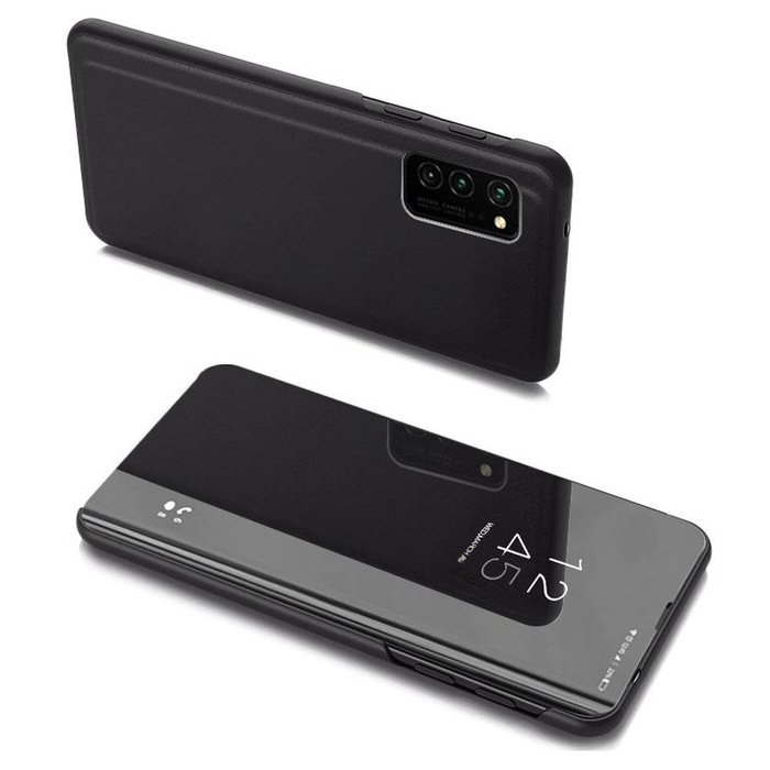Clear View Case pouzdro pouzdro s flipovým krytem Samsung Galaxy A03s (166.5) černé