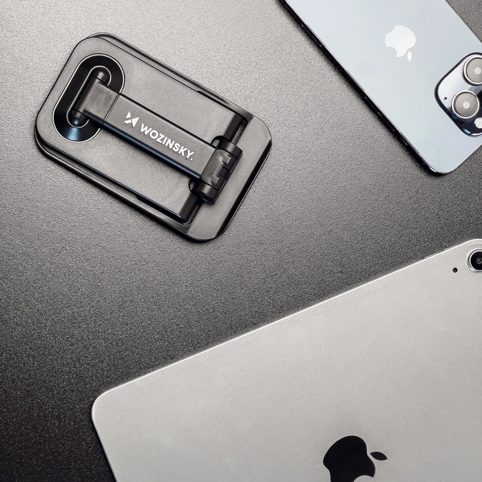 Wozinsky Desk Phone Stand Tablet Stand Pliable Noir (WFDPS-B1)