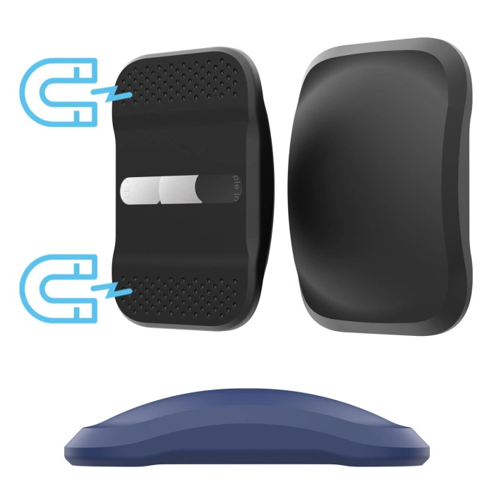 Magnetic case for AirTag - black