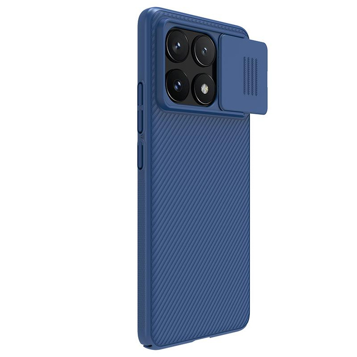 NILLKIN CAMSHIELD CASE XIAOMI REDMI NOTE K70E/POCO X6 PRO 5G, BLUE / NIEBIESKI