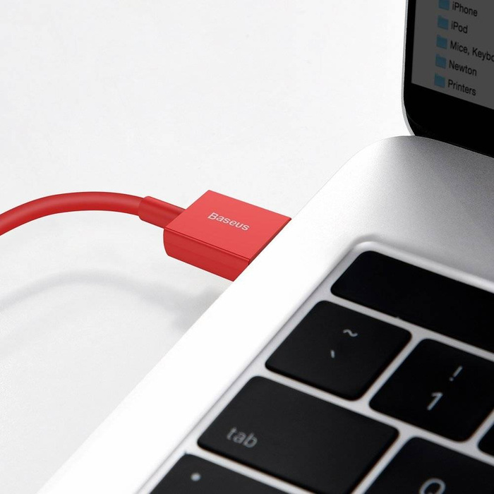 Baseus Superior USB - Lightning câble de charge rapide 2,4 A 1 m rouge (CALYS-A09)