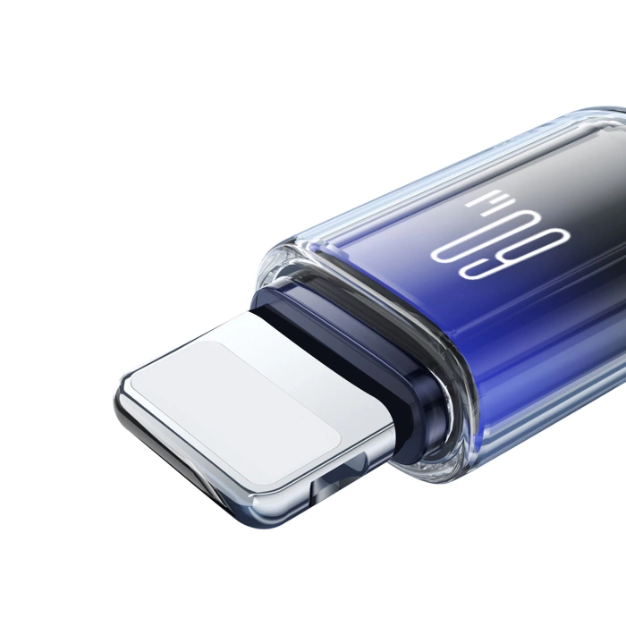 Joyroom S-A42 Crystal-Clear Series 60W USB-C - USB-C cable 1.2m - black