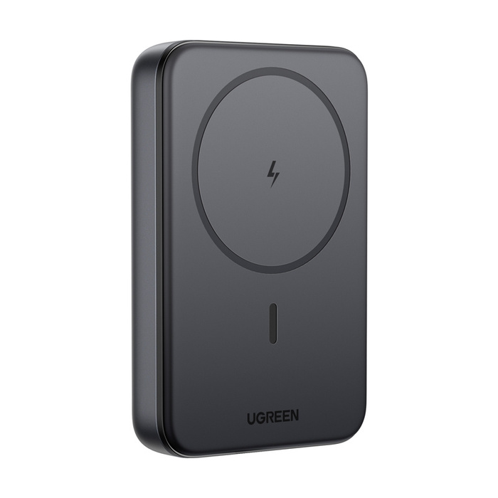 Powerbank magnetyczny 10000mAh Ugreen PB763, Qi2, USB-C, 20W Czarny