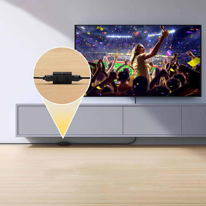 Baseus AirJoy Series Ethernetový kabelový konektor RJ-45 2 ks - černý