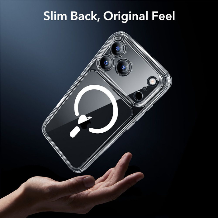 ESR CLASSIC HYBRID MagSafe &amp; TEMPERED GLASS IPhone 17 PRO MAX CLEAR