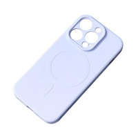 Custodia in silicone compatibile MagSafe per iPhone 15 Pro Custodia in silicone - blu