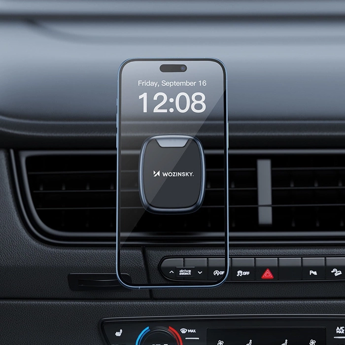 Wozinsky WUMTK magnetický držák telefonu do ventilace auta - černý