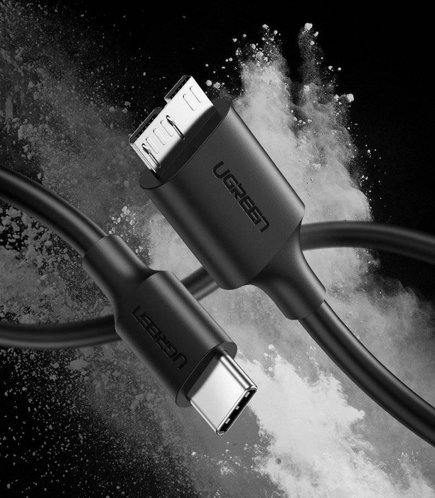 Ugreen kabel USB Type C - micro USB Type B SuperSpeed 3.0 kabel 1m černý (US312 20103)