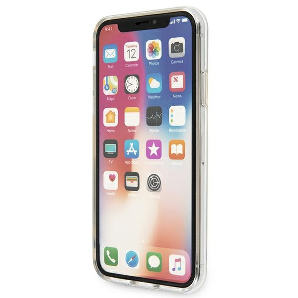 Hülle KARL LAGERFELD Apple iPhone Xs Max Transparent Karl &amp; Choupette Klar Hartcase