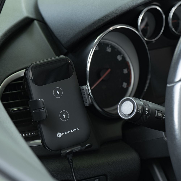 Forcell holder car grille car charger with inductive charging 15W HS4