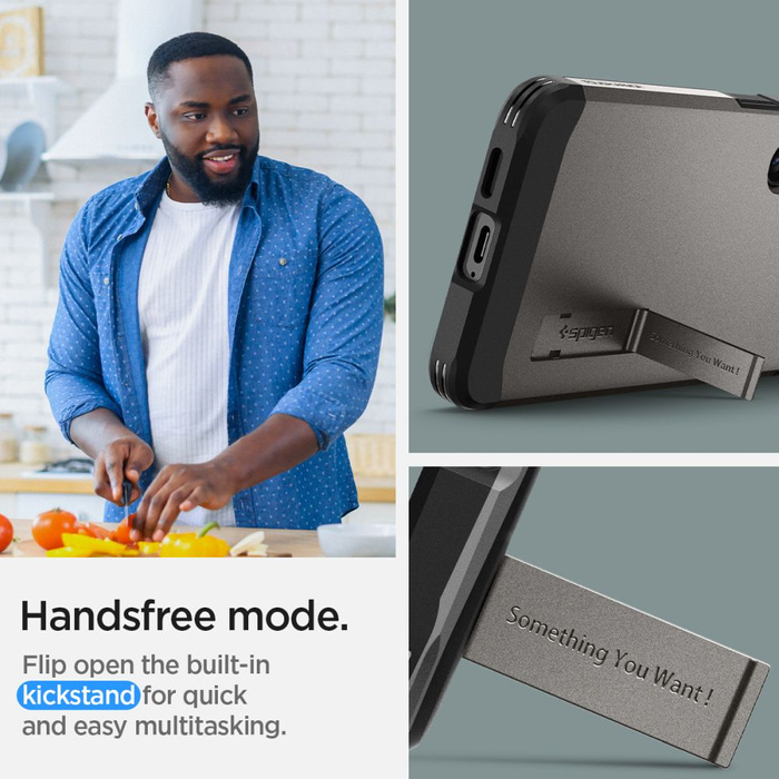 Hülle Spigen Tough Armor Samsung Galaxy S24+ Plus Gunmetal Case