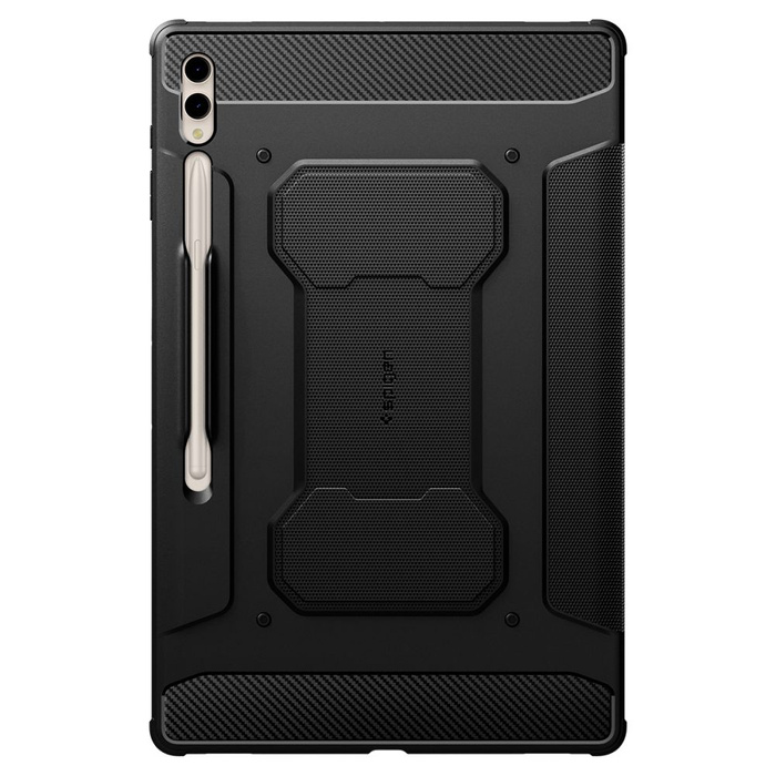 Hülle Spigen Rugged Armor "pro" Galaxy Tab S8 Ultra / S9 Ultra 14.6 Schwarz Case