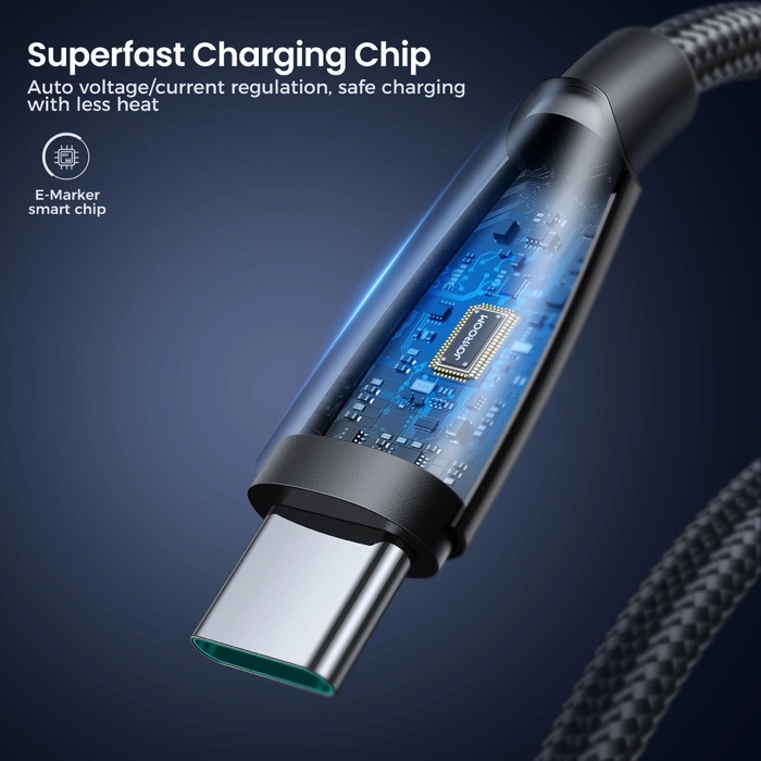 Joyroom Pioneer Series SA31-AC6 Cavo USB-A / USB-C 100W 1,2m - nero