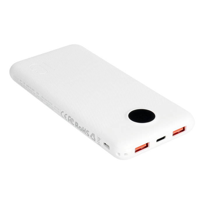 Powerbank Veger L10S (W1105PD) PD QC3.0 2A 20W 10000 mAh biały