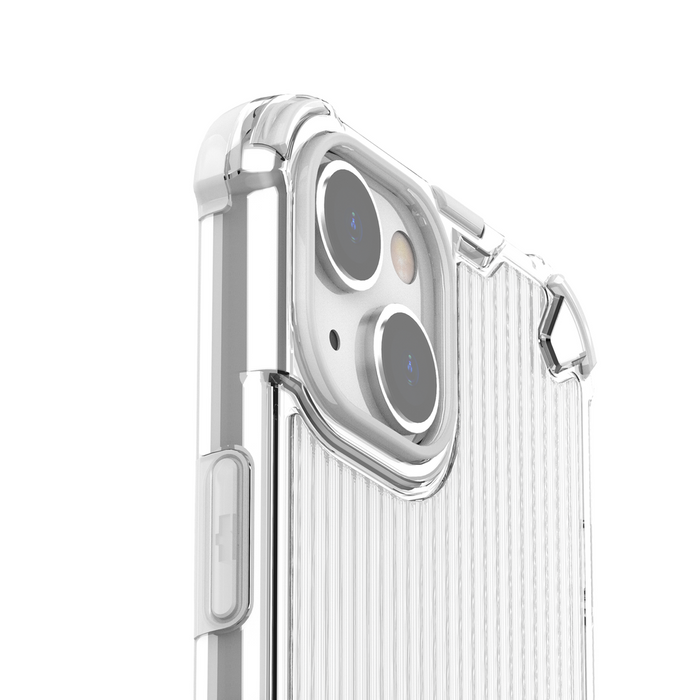 Ombre Protect Case pour iPhone 14 étui blindé rose et bleu