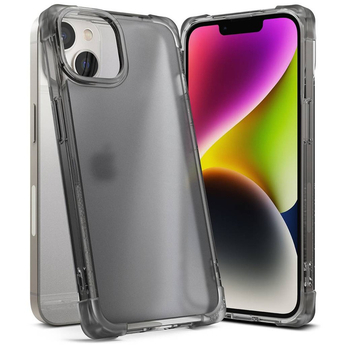Ringke Fusion PC Case with TPU Bumper for iPhone 14 Plus gris