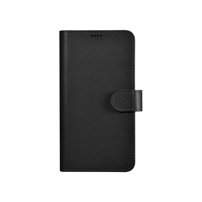 iCarer Wallet Case für Samsung Galaxy S23+ Ledertasche Geldbörse schwarz