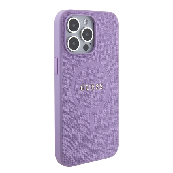 Guess GUHMP15XPSAHMCU iPhone 15 Pro Max 6,7" viola/porpora rigidocase Saffiano MagSafe