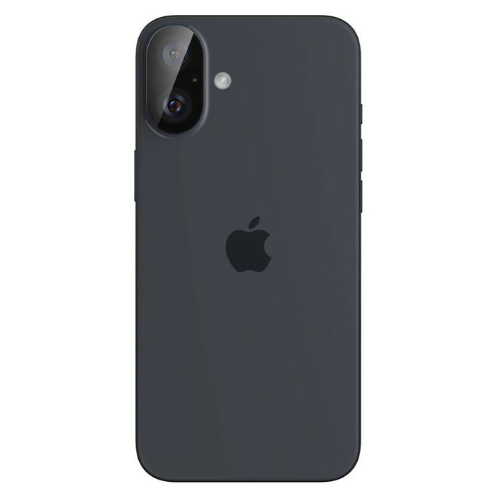 Spigen IPhone PROTECTOR DE CÁMARA OPTIK GLAS.TR PROTECTOR DE CÁMARA 2-PACK 16 / 16 PLUS NEGRO