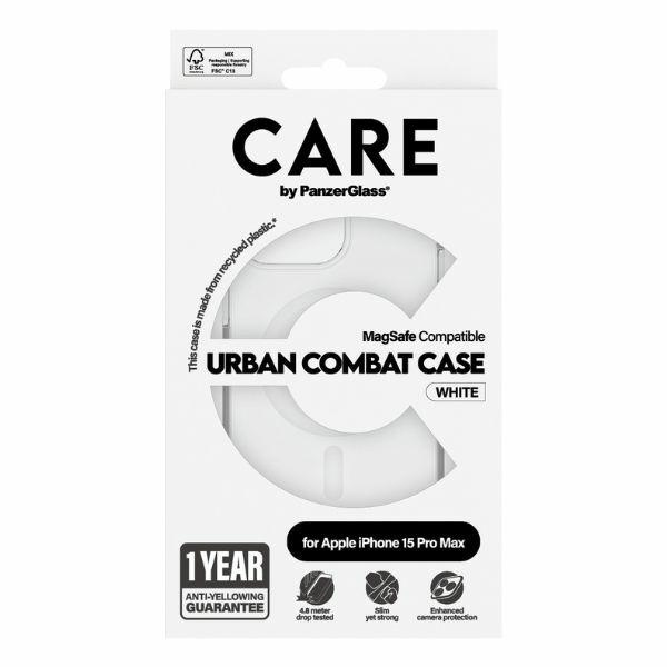 CARE by PanzerGlass Urban Combat Case iPhone 15 Pro Max 6,7" MagSafe biały/white 1420