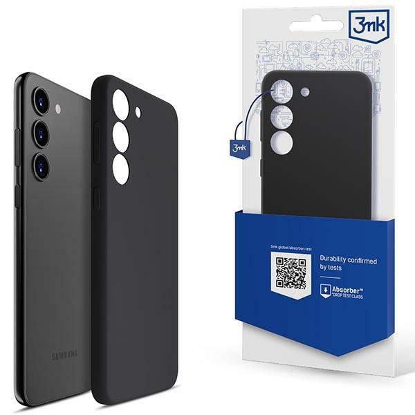 3mk Silicona Case Sam S23 5G S911 negro/negro