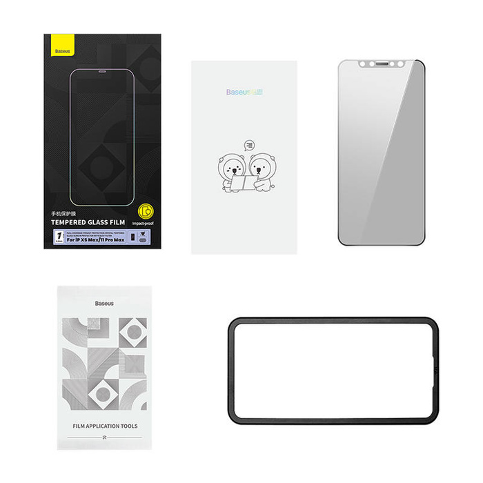 Tempered glass 0.3mm Baseus for iPhone  XS Max/11 Pro Max