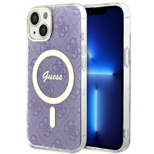 Case Guess GUHMP14MH4STU iPhone 14 Plus 6.7" purple/purple hardcase 4G MagSafe Case