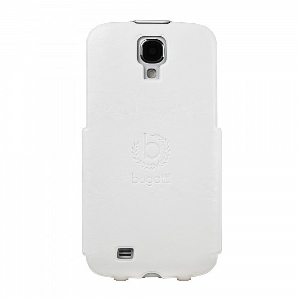 Bugatti UltraThin Flip i9505 S4 blanc 08297