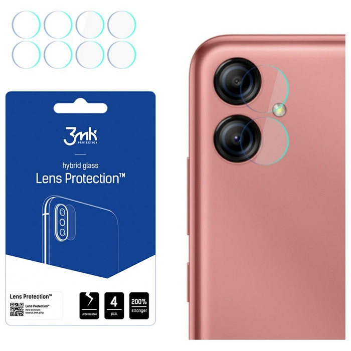 3mk Lens Protect Sam A04e Ochrana objektivu fotoaparátu 4ks
