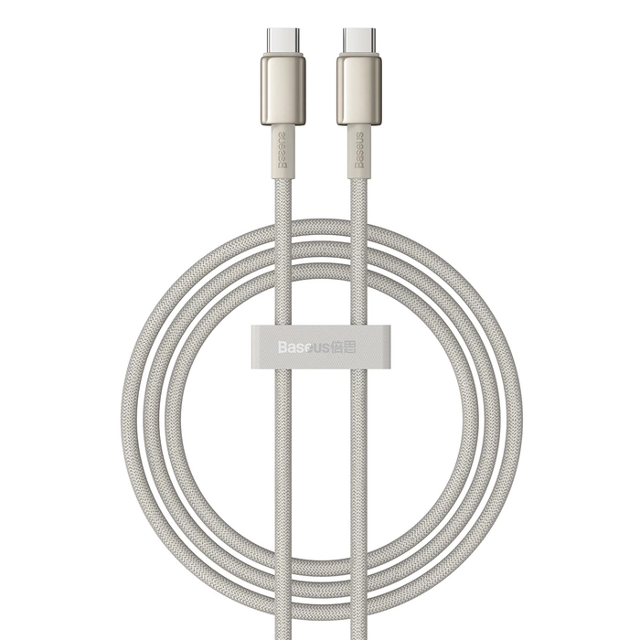 Baseus Tungsten Gold USB-C / USB-C-Kabel 100 W 1 m – Gold