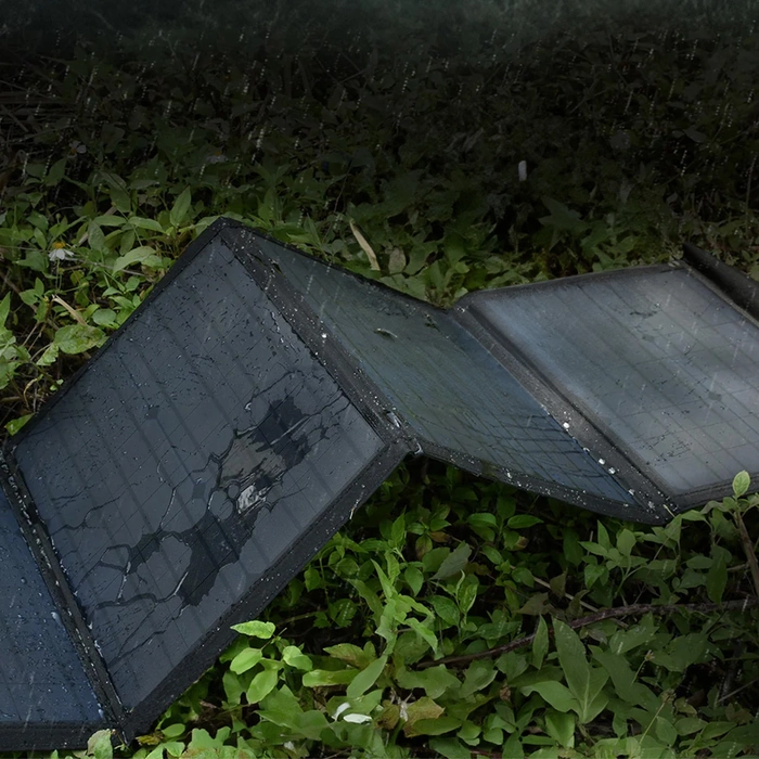 Chargeur solaire Choetech 100W pliable 2x USB 1x USB C PD QC noir (SC009-V2)