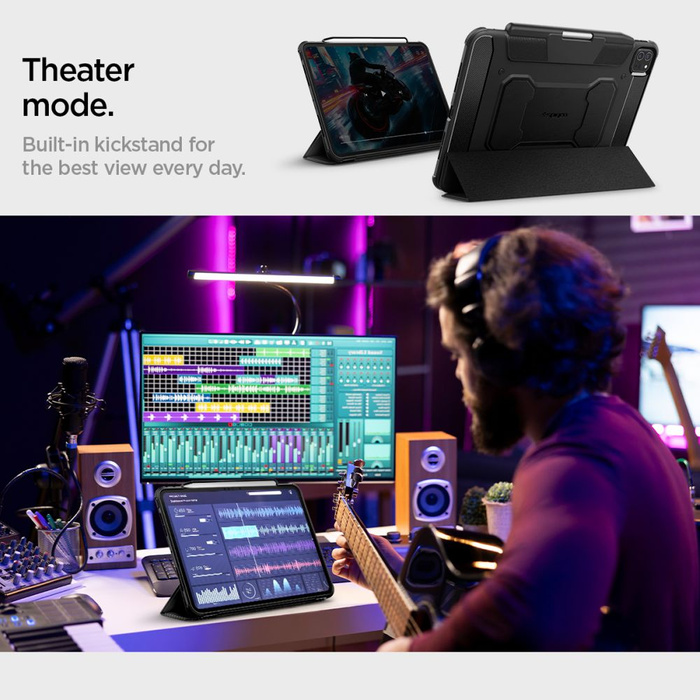 Hülle Spigen Rugged Armor iPad "pro" Pro 11 5 / 2024 Schwarz