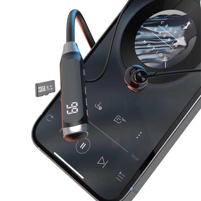 Dudao U5 Max Bluetooth-Kopfhörer mit Nackenbügel, kabellos, Schwarz