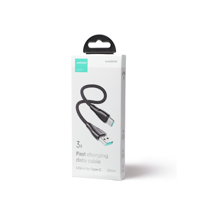 Joyroom USB C - Cavo Lightning 20W Surpass Series per ricarica rapida e trasferimento dati 0,25 m nero (S-CL020A11)