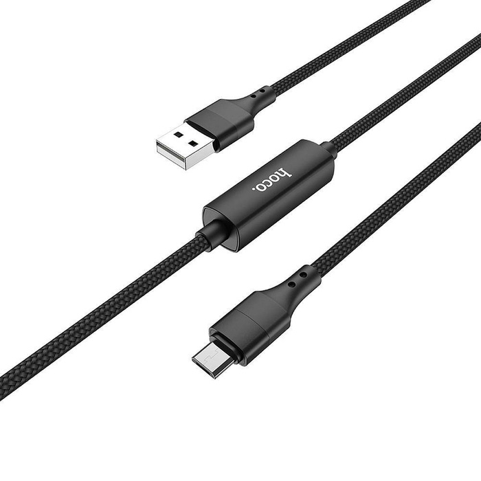 Kabel Micro USB HOCO SELECTED Centrální časování LCD Micro USB S13 černá