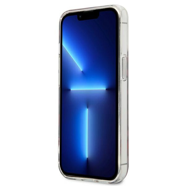 Hülle GUESS Apple iPhone 13 13 Pro Leopard Rot Hartcase