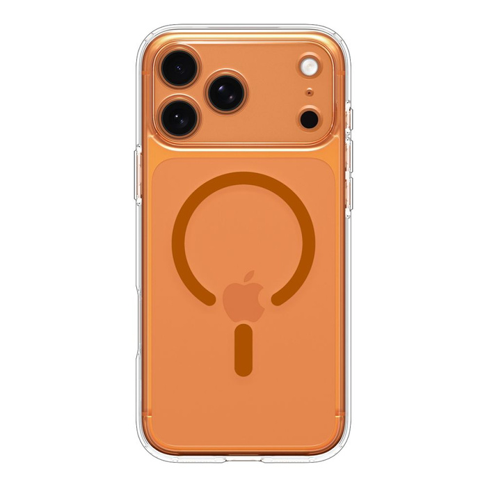 Spigen Ultra Hybrid Mag MagSafe IPhone 17 PRO TRANSPARENTE/NARANJA