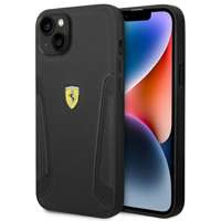 Ferrari FEHCP14MRBUK iPhone 14 Plus 6.7" schwarz/schwarz hartcase Leder-Stempel-Seiten