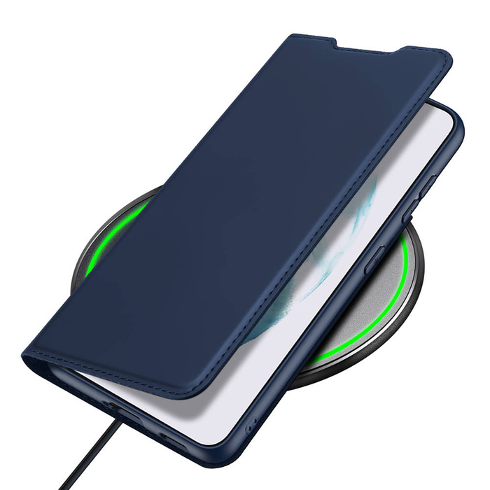 Dux Ducis Skin Pro Custodia tipo libreria per Samsung Galaxy S22+ (S22 Plus) blu