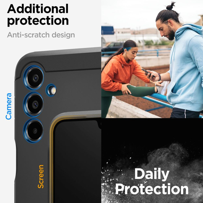 Case Spigen Tough Armor GALAXY A16 4G / 5G BLACK