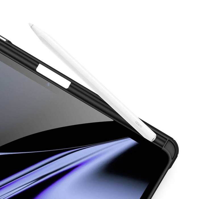 Dux Ducis Toby Armored Flip Smart Case für Oppo Pad mit Stifthalter Schwarz