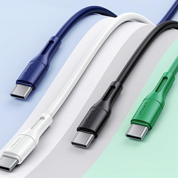 USAMS Kabel U68 USB-C 2A Fast Charge 1m modrý / modrý SJ501USB03 (US-SJ501)
