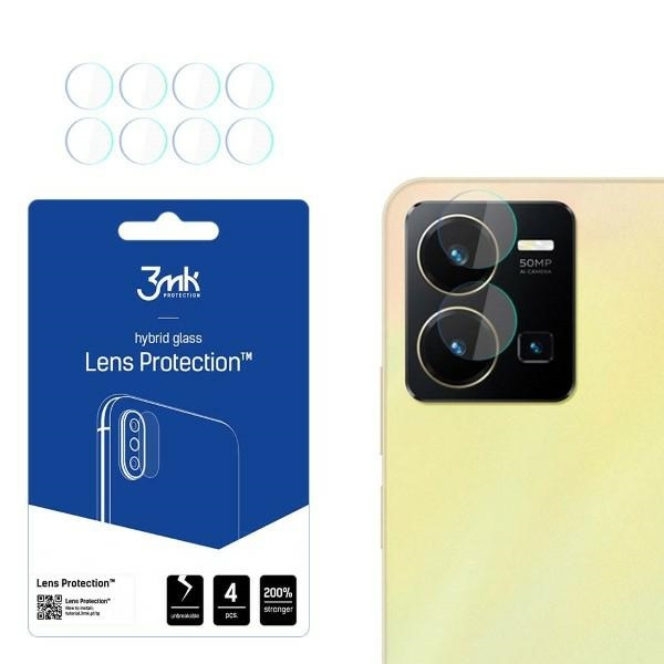 3mk Protection d'objectif Vivo Y35 4G Protection pour objectif de caméra 4pcs
