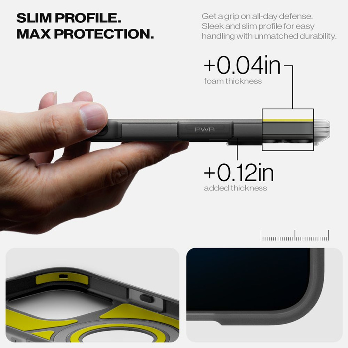 ETUI SPIGEN IPHONE 16 PRO TOUGH ARMOR ”T” MAG MAGSAFE FROST BLACK